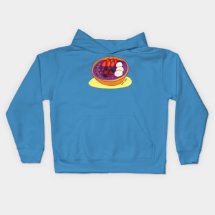 Acai bowl in the morning Kids Hoodie